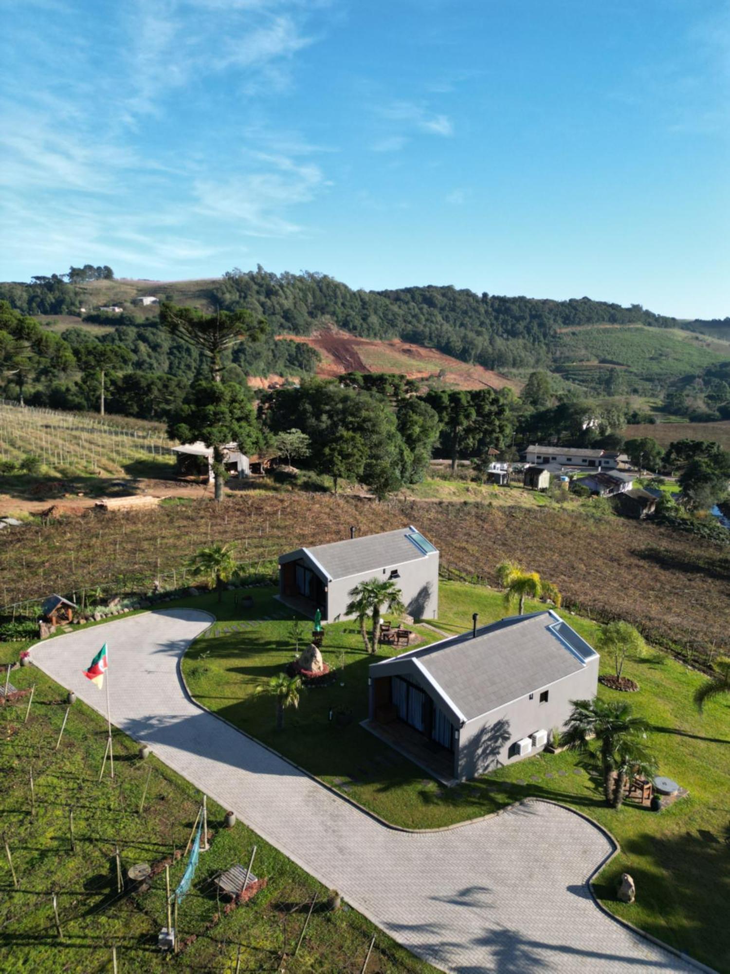 Cabanas Le Vigne Pinto Bandeira Exterior foto